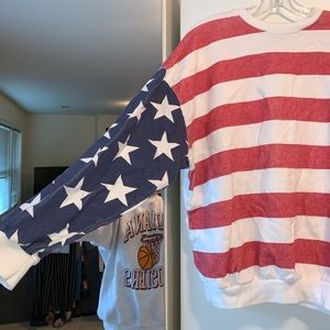 Pull&Bear American flag sweatshirt